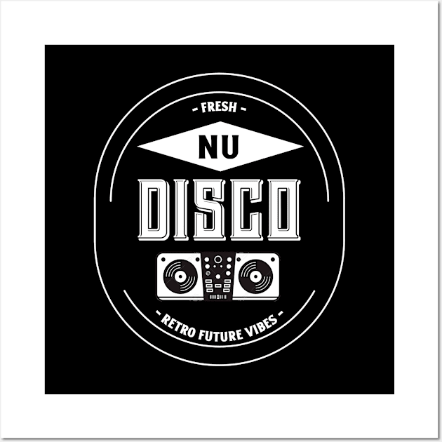 FRESH NU DISCO Wall Art by DISCOTHREADZ 